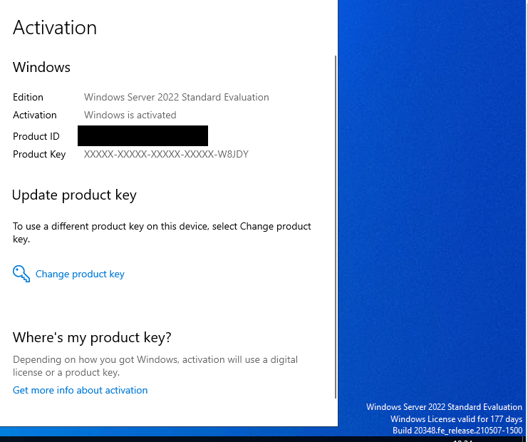 Windows Server 2022 Evaluation